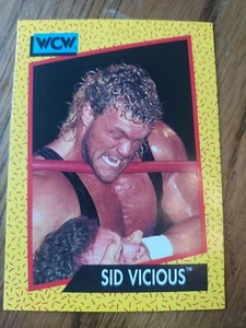 WCW WORLD CHAMPIONSHIP WRESTLING 1991 TRADING CARD #29 SID VICIOUS - Picture 1 of 1