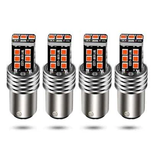 4X 1157 LED Safety Brake Stop Tail Parking Light Red Bulb Bright - Picture 1 of 8