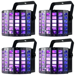 (4) American DJ MINI DEKKER RGBW LED DMX Multi-Beam Derby/Strobe Effect Lights - Picture 1 of 6