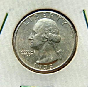 * RARE CONDITION SEMI KEY DATE* 1935-S Washington Quarter BU 90% Silver 11.25 - Picture 1 of 4
