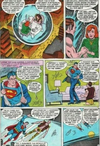 SUPERMAN 374 ARTE DE PRODUCCIÓN CÓMICA COLOREADO A MANO ADRIENNE ROY CURT CISNE PG 11 - Imagen 1 de 3
