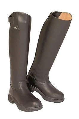 Mountain horse High rider II long leather riding or yard boots Childs 34 EU SALE - Image 1 of 3