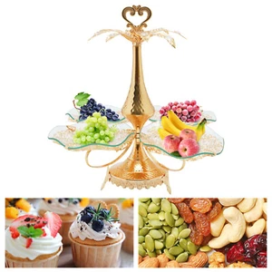 4-Tier Cupcake Stand Metal Dessert Holder Wedding Party Event Display Tower Rack - Picture 1 of 11