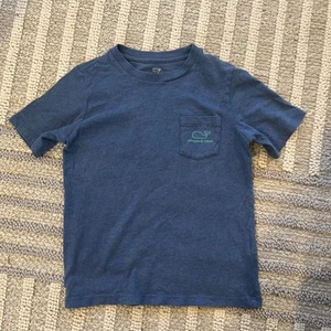 Boys Size 6  Blue Heather Vineyard Vines T Shirt EUC - Picture 1 of 5