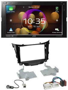 JVC DAB MP3 2DIN Bluetooth USB Autoradio für Hyundai i30 (ab 12) - Bild 1 von 9