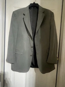 Blazer Abrigo Deportivo Talla 44 Largo Sarga Oscar De La Renta Para Hombre Caqui Verde - Imagen 1 de 11