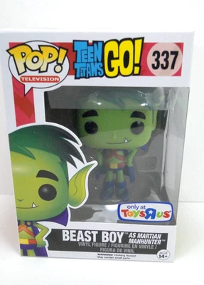 Funko PoP Televisión Teen Titans Go #337 Beast Boy como Martian Manhunter TRU Excl. Foto 1 de 4