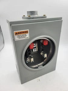 Murray SJ102AC Meter Socket 100A 1PH 3W 4Jaw 600V Type 3R - Picture 1 of 14