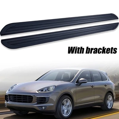 2 piezas estriberas aptas para Porsche Cayenne 2011-2018 barras Nerf escalón lateral Foto 1 de 4