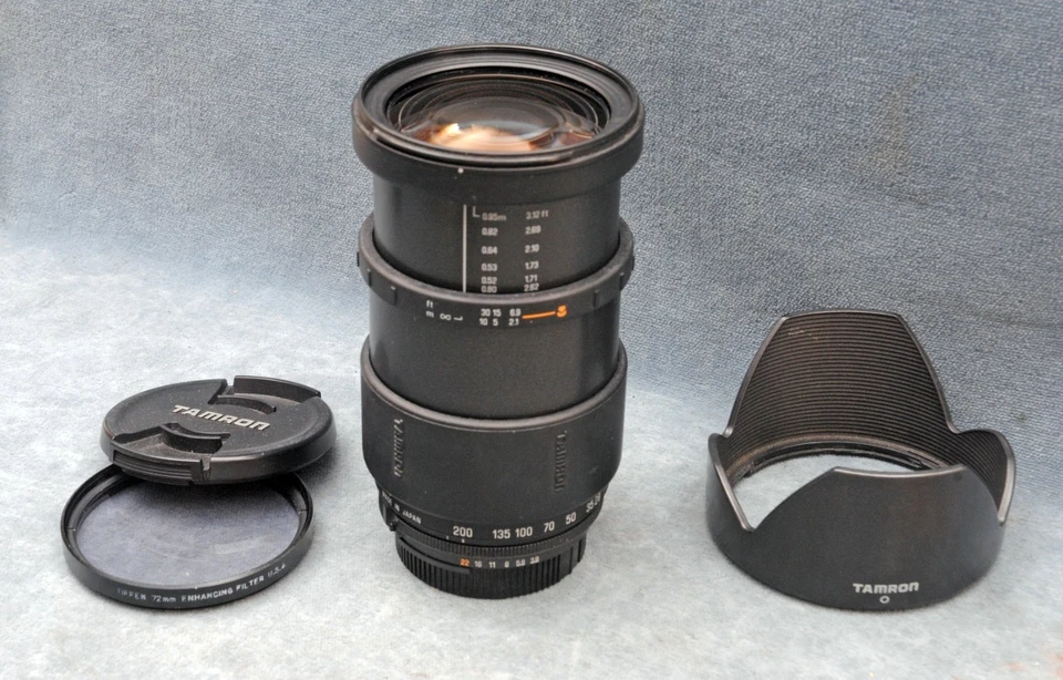TAMRON AF ASPHERICAL LD 28-200MM f3.8-5.6 ZOOM LENS F/NIKON AF/Ai-S, HOOD, CAPS - Image 1 of 1
