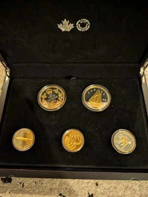 2018 Royal Canadian Mint Silver Dime Set 3000 Total Minted - Image 1 of 3