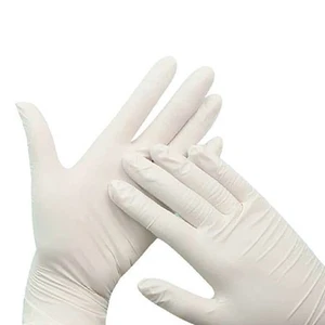 Powder-Free Latex Exam Gloves Polymer Coated Non-Sterile X-Small to XL - Picture 1 of 5