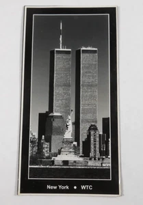 Imán nevera recuerdo torres gemelas World Trade Center de la ciudad de Nueva York de colección - Imagen 1 de 4