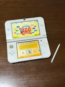 Nintendo Nuevo 3DS LL Blanco Perla IPS Pantalla Superior Stylus Funcionando Consola Japón - Imagen 1 de 23