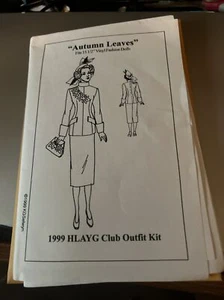 15 1/2" Gene 1999 HLAYG Outfit Pattern AUTUMN LEAVES. NRFB - Picture 1 of 1