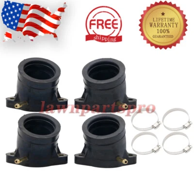 4x For Yamaha Intake Manifold Carb Boots Set XS1100,XS1100S,XS1100L, XJ1100 - Imagem 1 de 4