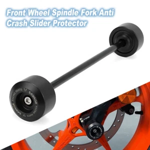 Front Wheel Spindle Fork Anti Crash Slider Protector For 125 Duke 390 Duke 24-25 - Imagen 1 de 16