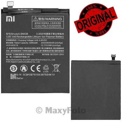 XIAOMI BATTERIA ORIGINALE BM3B 3400mAh IONI DI LITIO RICAMBIO PER MI MIX 2 - 2S - Imagen 1 de 3