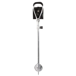 BASTÓN DE TIRO DE CUERO CON FÉRULA DE GOMA Silla de taburete plegable ASIENTO para caminar - Imagen 1 de 2
