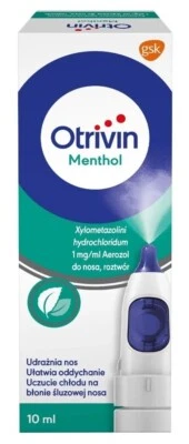 HALEON Otrivin Menthol Nasal Spray 10ml – Freshness & Comfort Formula