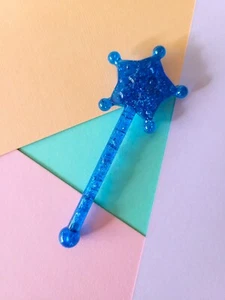 Custom Princess Wand, Blue, Made for G1 My Little Pony Tiffany - Picture 1 of 10