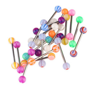  20 Pcs Women Tongue Stud Bridal Shower Gifts Nose Rings Miss