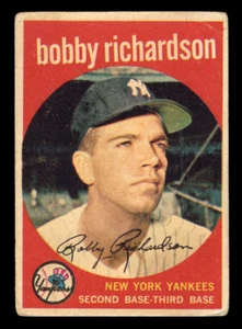 Venezuela Topps 76 1959 Bobby Richardson centrado fuerte muy bueno más campeón de la Liga Americana - Imagen 1 de 2