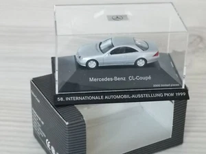 Herpa IAA 99 MB 58. 1999 IAA Car CL Coupe Limited 2000 Dealer Model Original Packaging 1:87 - Picture 1 of 4