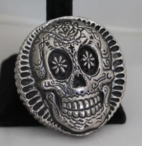 Sugar Skull Gürtelschnalle - Bild 1 von 4