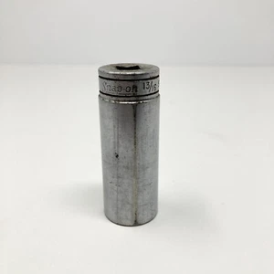 SNAP-ON 3/8" Drive 12-Point 13/16" Deep Socket SFH-261 Made in USA - Picture 1 of 5