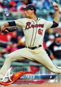 2018 Topps Max Fried Rookie RC #316 Atlanta Braves - Picture 1 of 2