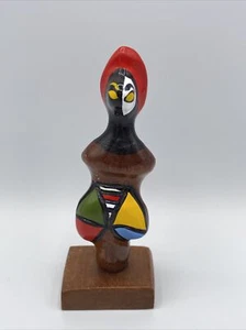 Frank Coronado MCM Holzfigur Dominikanische Republik 4,75" - Bild 1 von 7