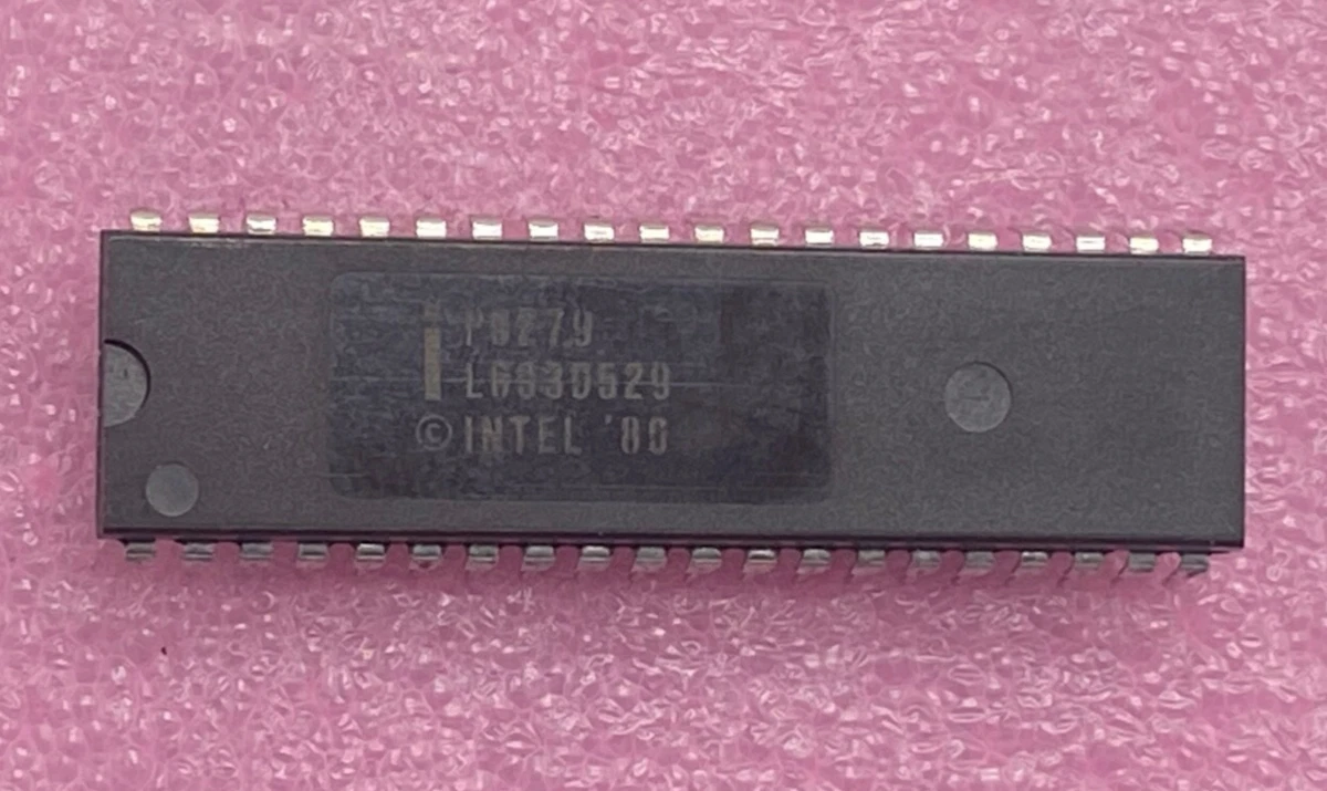 Intel 8080 Microprocessor 1 PC) D8088-2 INTEL Microprocessor, 8-Bit ...