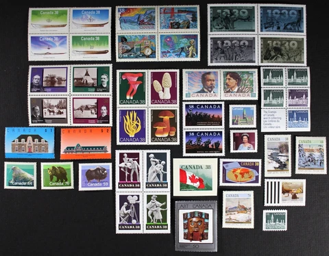 CANADA Postage Stamps, 1989 Complete Year set collection, Mint NH, See scans Cover