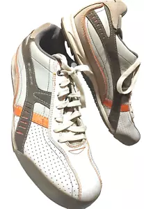 Skechers 1992 Mens sz 9 Men White/Brown/Orange Five Star Champion Sneakers Shoes - Picture 1 of 8