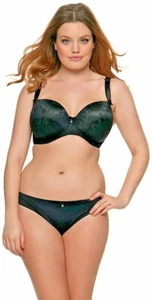 Curvy Kate SMOOTHIE 38D or 38F Tee Shirt Bra AND 12 16 18 20 Brief SET BLACK - Picture 1 of 7