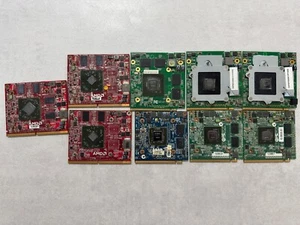 lot 9x nvidia ati radeon laptop graphic video card - Afbeelding 1 van 19