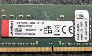 New, Kingston, KSM26SES8/8HD, SDRAM Module DDR4 SDRAM 8GB 260-Pin - Picture 1 of 4