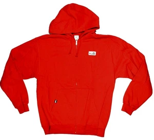 Cliche VIVA PATCH Mens Hooded Sweatshirt Large Red NEW - Picture 1 of 1