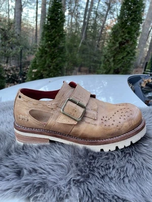 Zapatos Bed Stu Dagney Gruesa Hebilla Oxford Cuero Envejecido 6.5 Mujer’s ($295 Foto 1 de 4