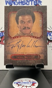 2016 Star Wars Masterwork Wood Auto BILLY DEE WILLIAMS as LANDO CALRISSIAN /10 - Picture 1 of 4
