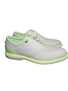 Jordan ADG 4 Golf Shoes Mens 12 White Volt Leather DM0103-003 NEW $195 - Picture 1 of 7