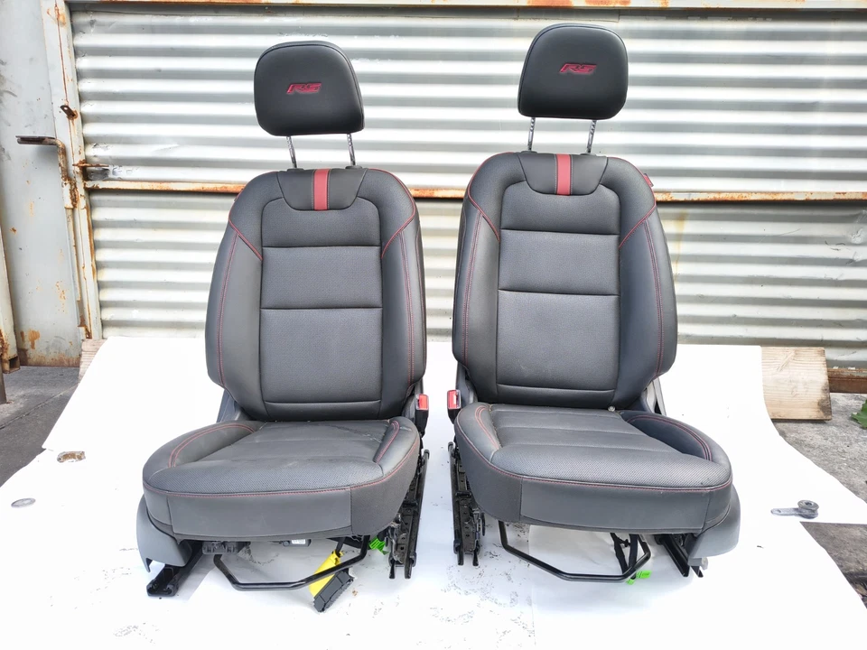 Juego de asientos delanteros izquierdo y derecho Chevrolet Trax RS 2024-2025 cuero negro OEM Foto 1 de 4
