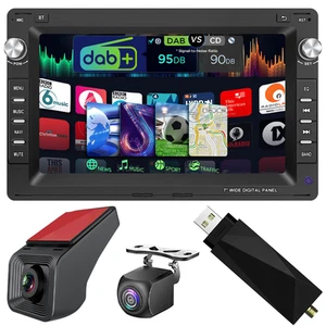 DVR+64GB Carplay Android 13 Autoradio GPS+DAB+CAM Für VW Polo Golf IV Passat B5 - Bild 1 von 17