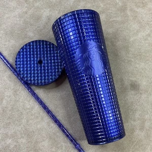 Starbucks Venti Tumbler 24oz Combat Glitter Grid Cup Travel Siren Logo - Picture 1 of 9