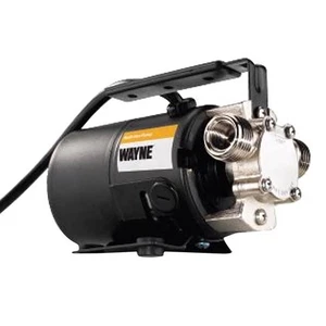 Wayne PC2 Black Portable Transfer Water Pump with Suction Hose and Attachment - Picture 1 of 1