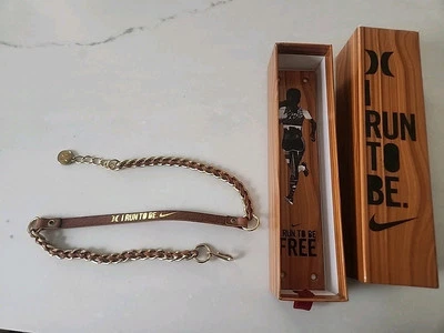 Nike & Hurley "I Run To Be."  Leather Bracelet, In Box,  Running, Run - Image 1 of 4