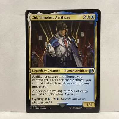 MTG Cid, Timeless Artificer Magic: The Gathering Final Fantasy #0418 - Image 1 of 2