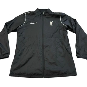 Chaqueta cortavientos de entrenamiento Liverpool FC Nike talla grande para hombre - Imagen 1 de 12