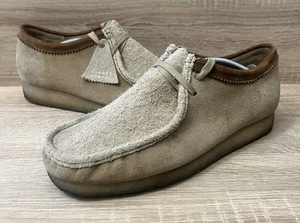 Clarks Originals Wallabee ‘Sandstone’ Hairy Suede Combi Mens (UK Size 10) Shoes - Picture 1 of 21
